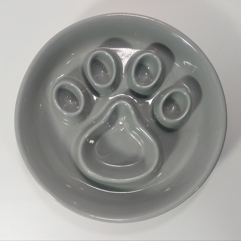 🐾 Ceramic Slow Feeding Pet Bowl for Dogs & Cats